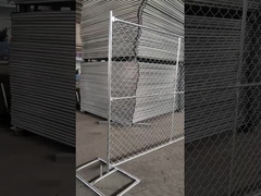 Metalowy tymczasowy ogrodzenie