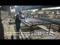 Ogrodzenie ze stali metalowej o pokryciu PVC, spawane, do izolacji warsztatów