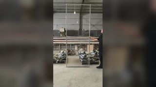 Trwałe zabezpieczenie z siatki drucianej ze stali nierdzewnej