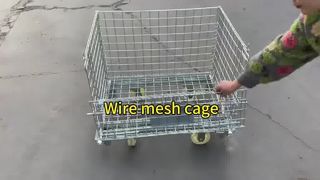 Wytrzymała klatka do przechowywania drutu ze stali nierdzewnej 316