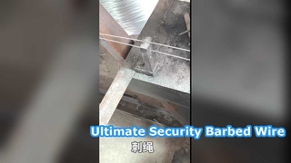 Ogrodzenie z drutu kolczastego ocynkowanego o masie 25 kg