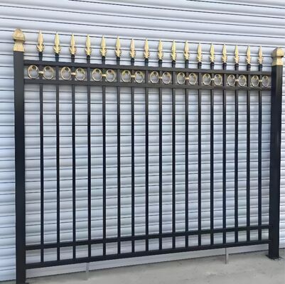 High Strength Galvanized Tubular Steel Fence Anti-Rust Security Fencing