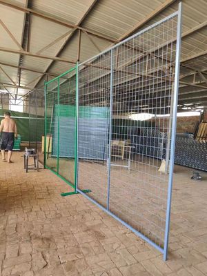 Przenośny tymczasowy ogrodzenie zewnętrzne spawane płyty ogrodzeniowe sieci drukowej odporne na korozję