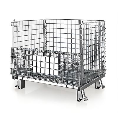 1000x1200mm Metalowe stalowe magazynki spawane siatki drukowe paletka klatka składowa kontener klatka