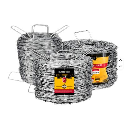 10,8 mm Średnica drutu Gorąco zanurzony galwanizowany drut kolczasty do ogrodzeń rolniczych