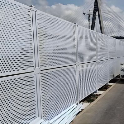 Highway Security Barrier Expanded Metal Wire Mesh Fence Panels With Diamond Frame
