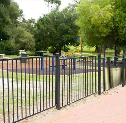 Wind Resistant Premium Tubular Steel Fence Long Service Life Farm Fence